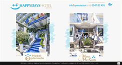 Desktop Screenshot of happydayshotel.it